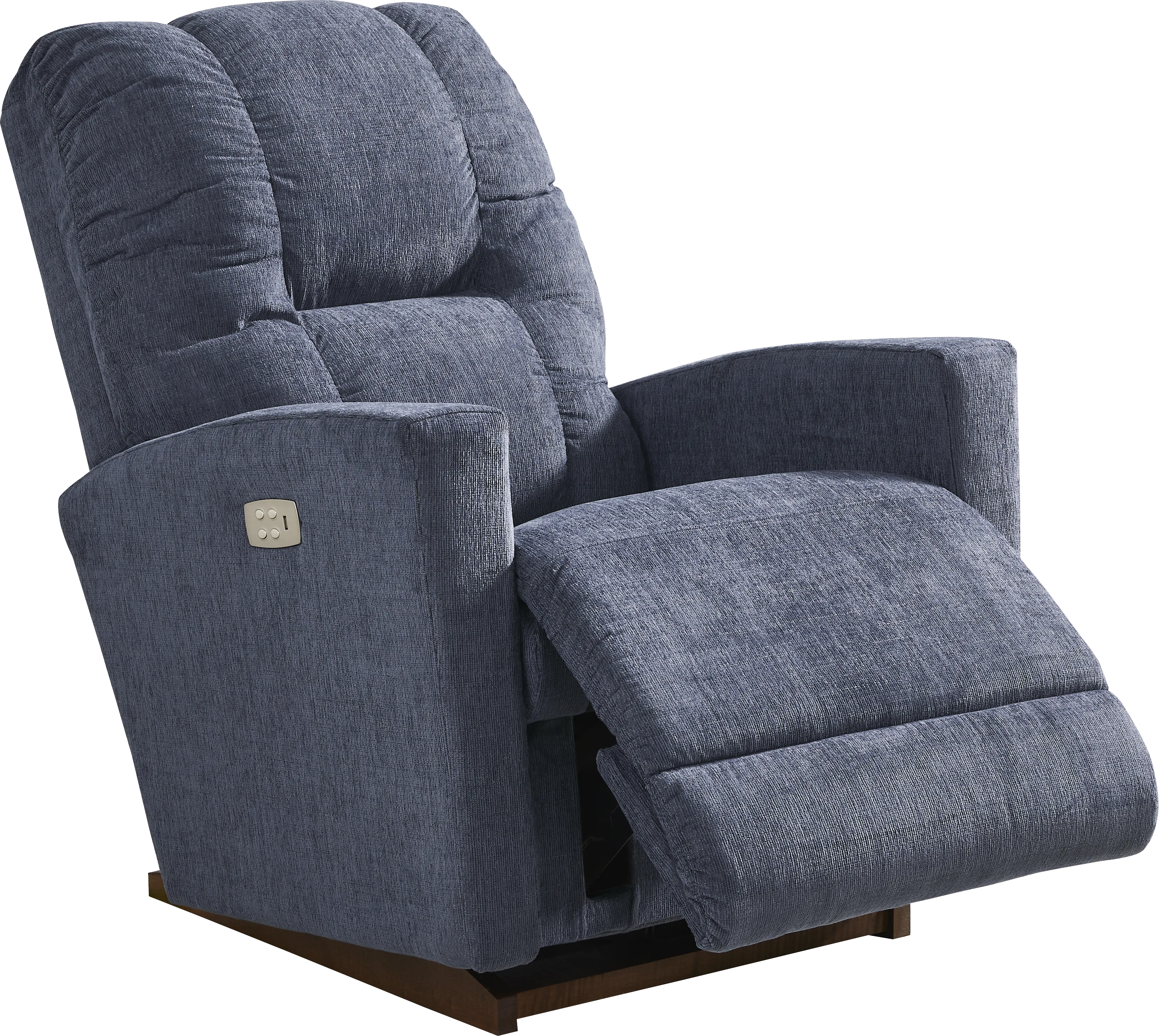 La-Z-Boy Casey III Blue Dual Power Recliner - Thumbnail - Image 1