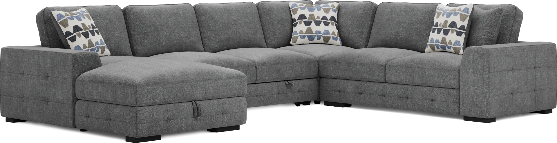 Marcola Ash 4 Pc Sleeper Sectional - Image 2