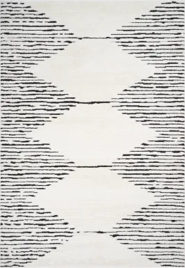 Kerone White 7'9 x 9'9 Rug