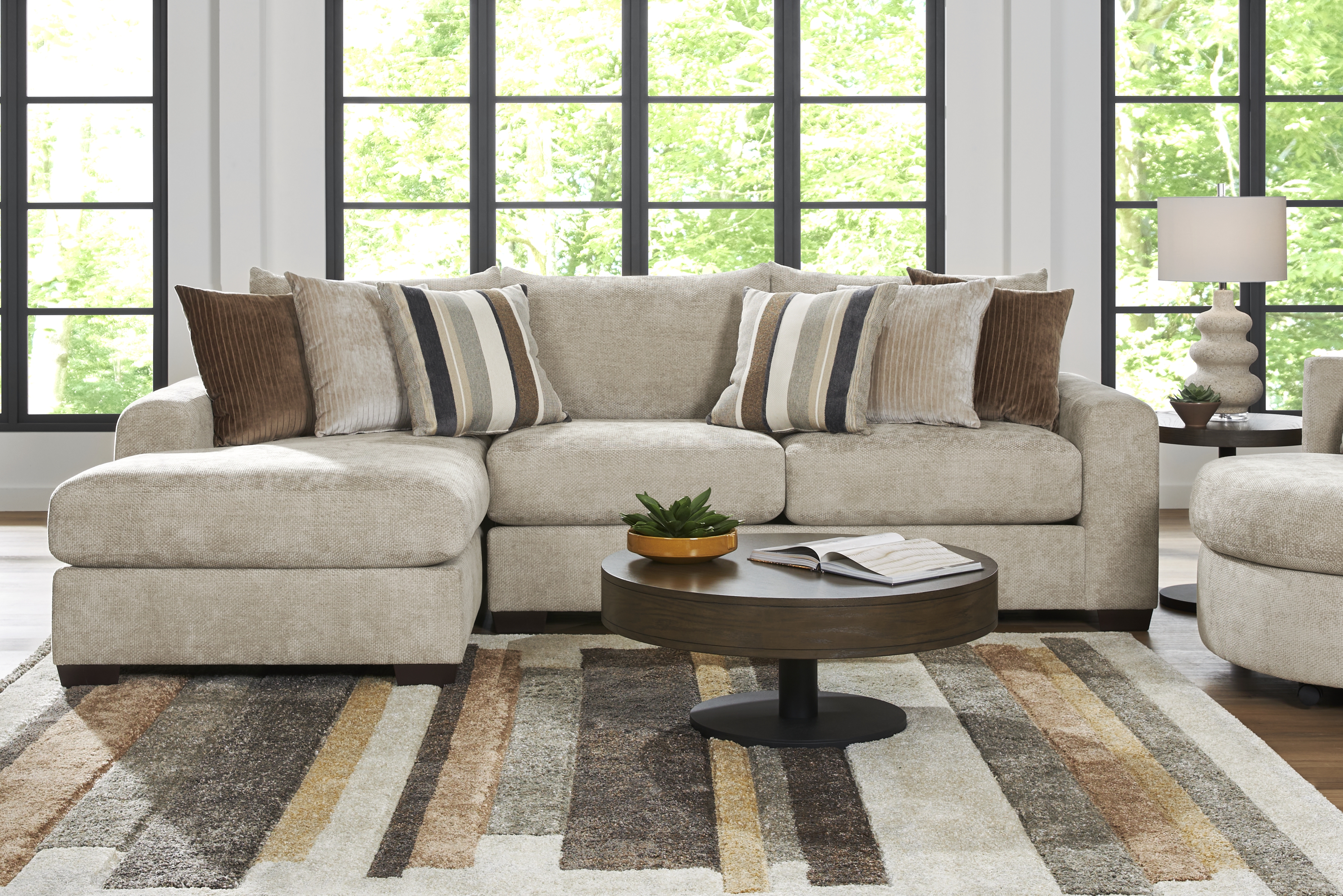Martin Brown 2 Pc Sectional