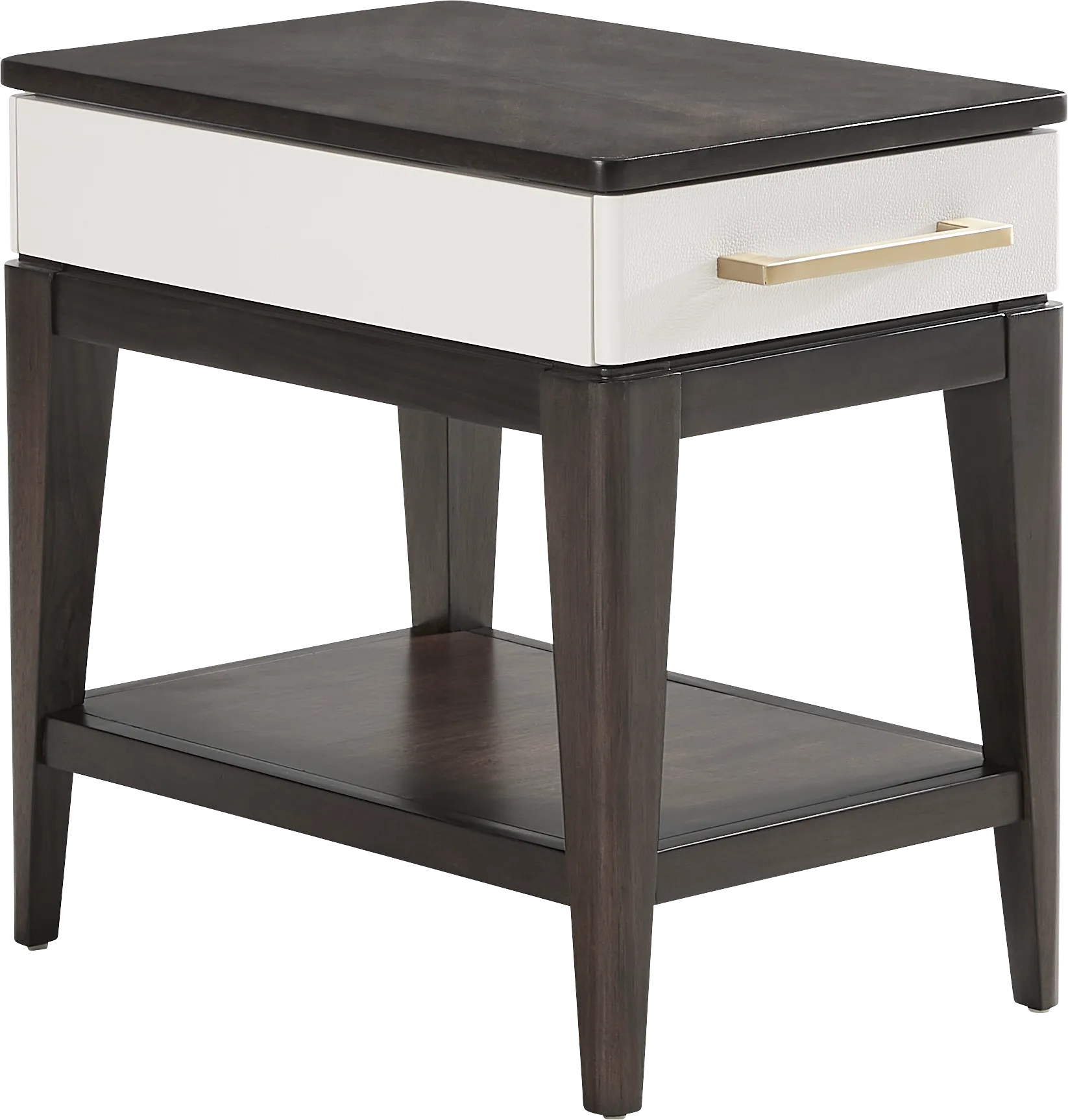 Elko Falls Espresso Chairside Table - Image 1