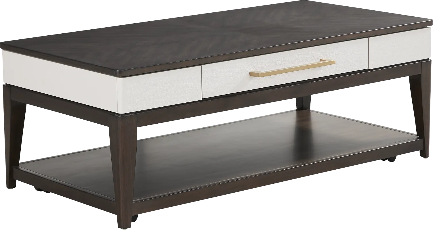 Elko Falls Espresso Cocktail Table