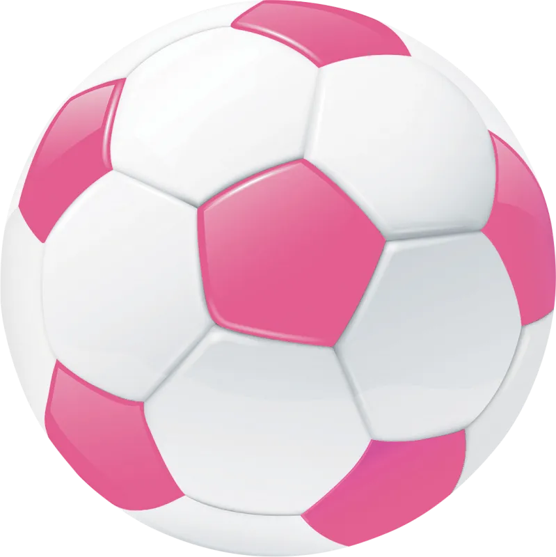 Kids Goal Getter Pink 5' Round Rug