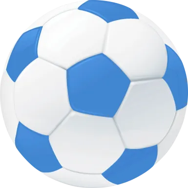 Kids Goal Getter Blue 5' Round Rug