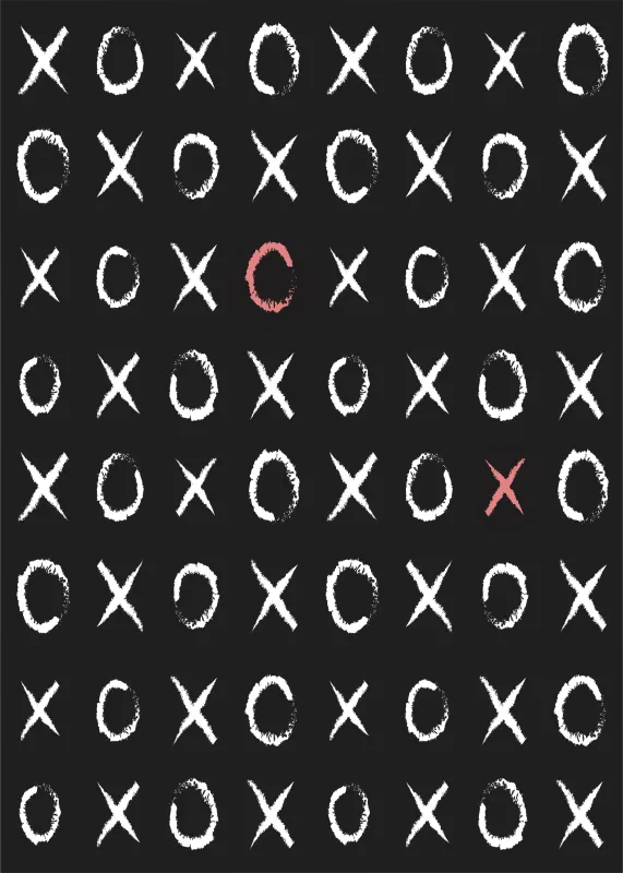 Kids Cute Hugs Black 6'6 x 9'2 Rug