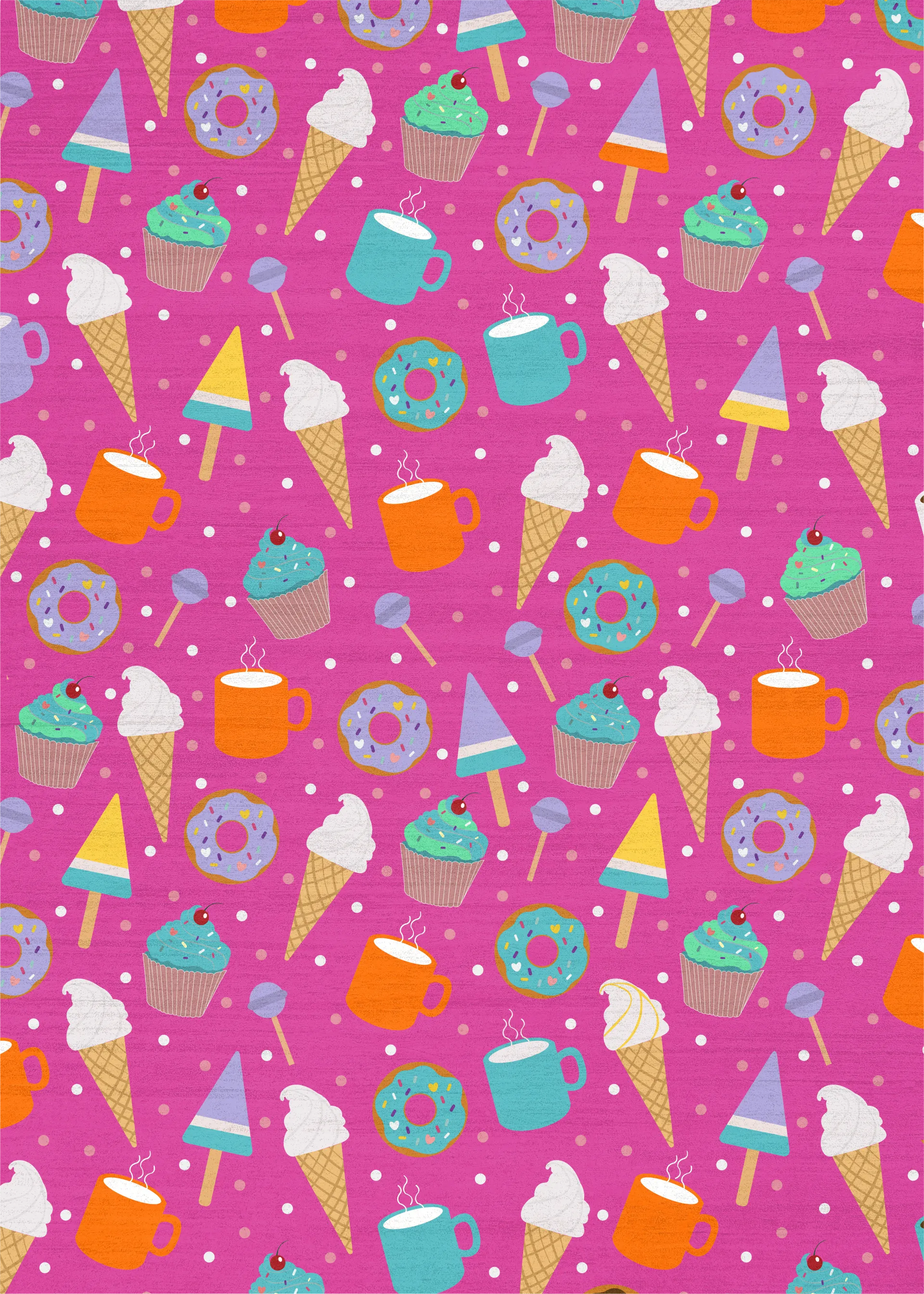 Kids Glampop Pink 5' x 7' Rug - Image 1