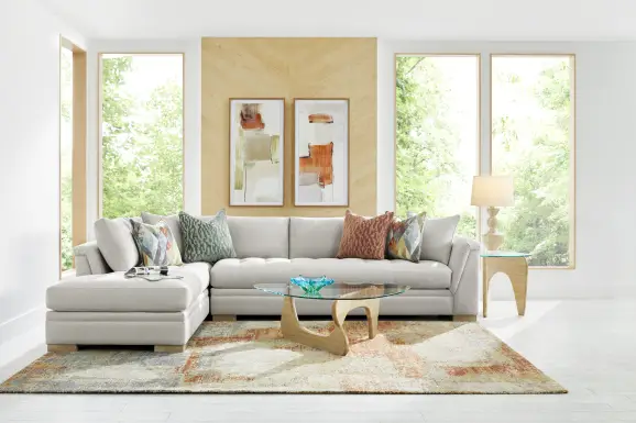 Harper Gray 2 Pc XL Sectional