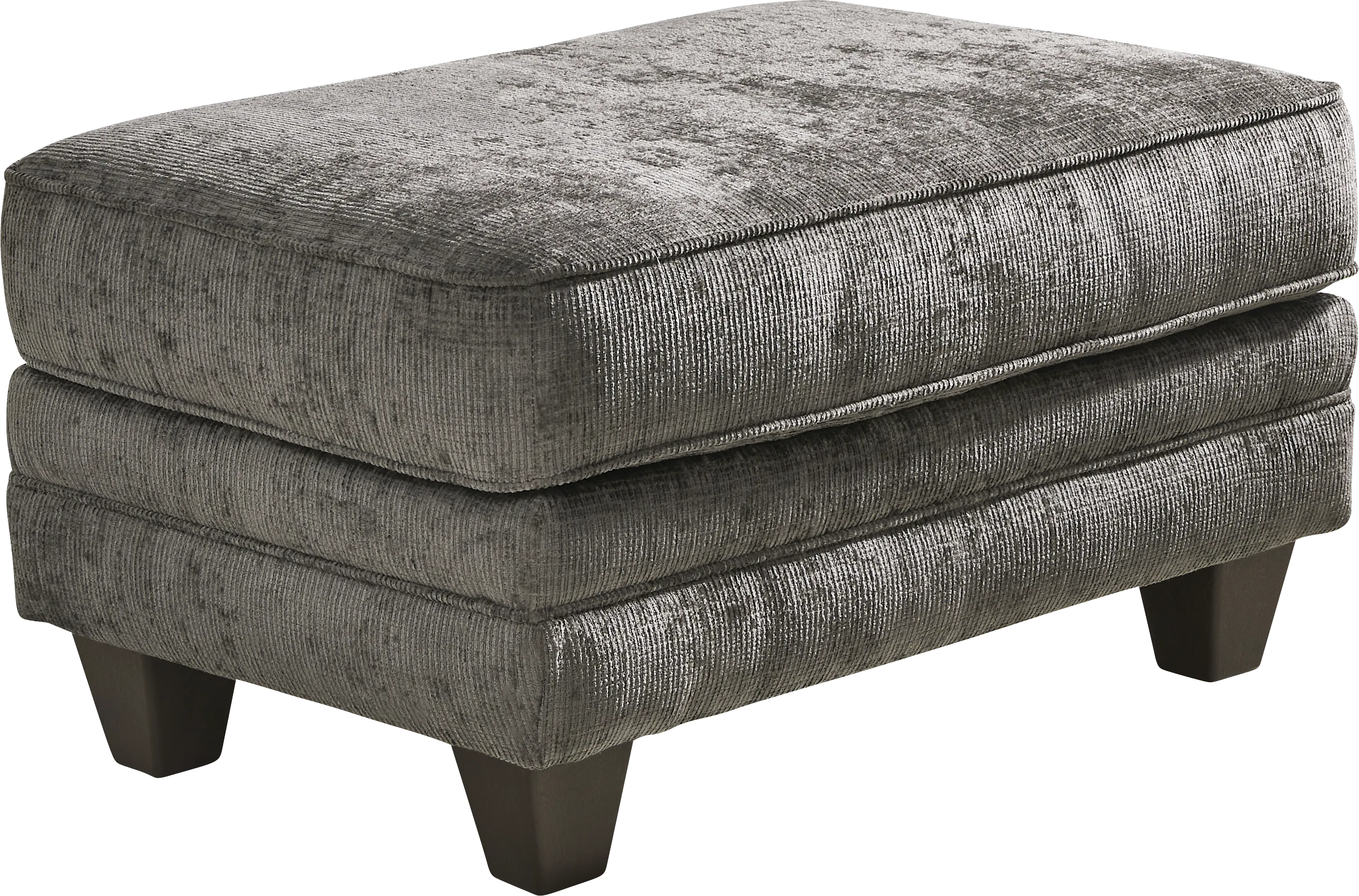 Salgado Charcoal Ottoman - Thumbnail - Image 1