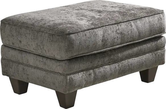 Salgado Charcoal Ottoman