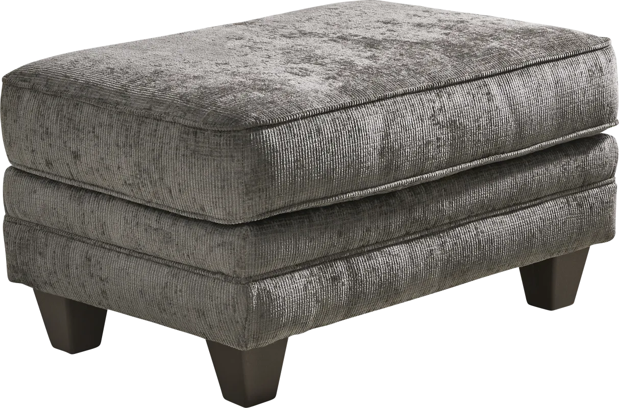 Salgado Charcoal Ottoman