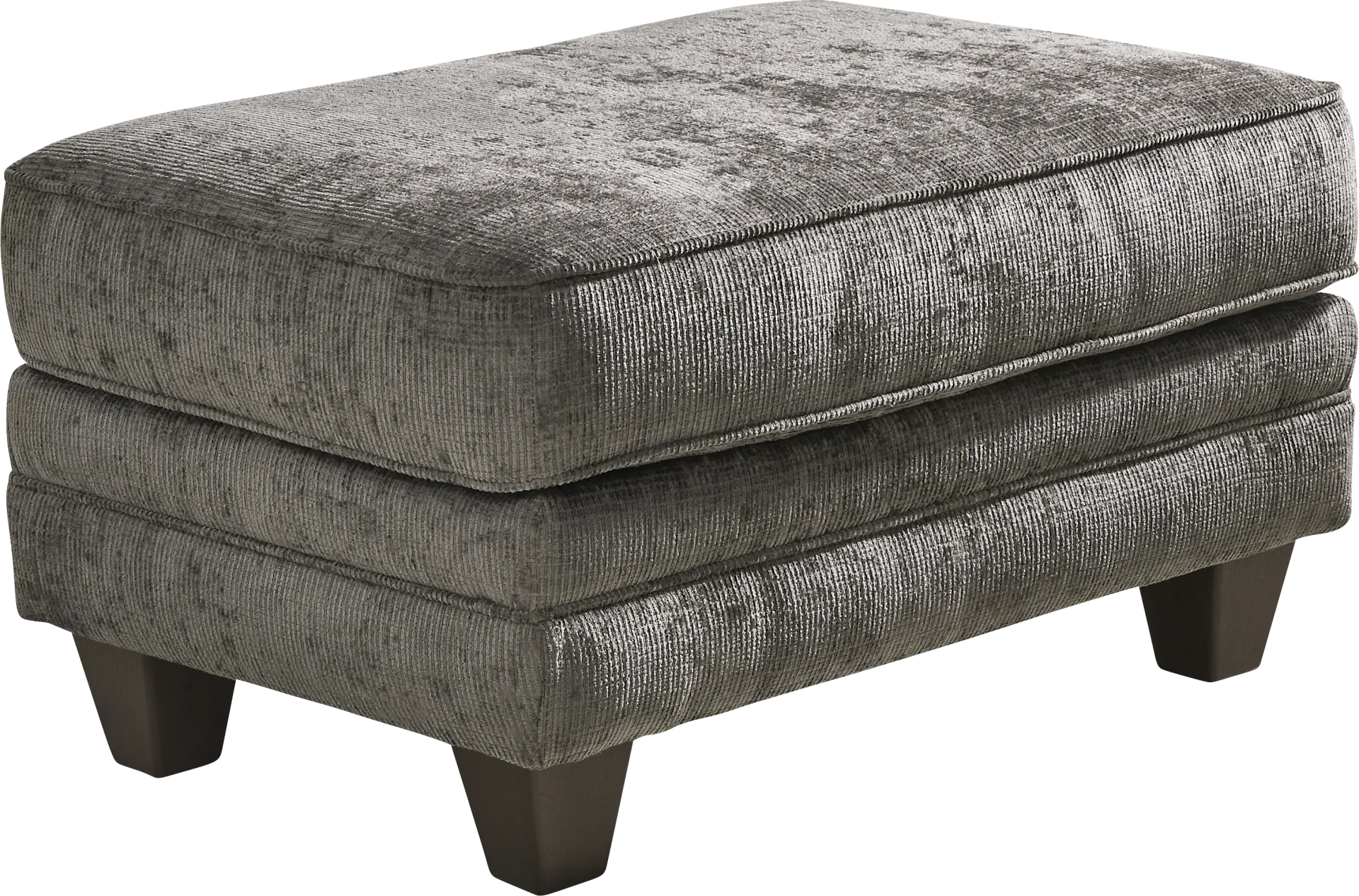 Salgado Charcoal Ottoman - Image 1