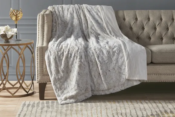 Bregenz Off-White Throw Blanket