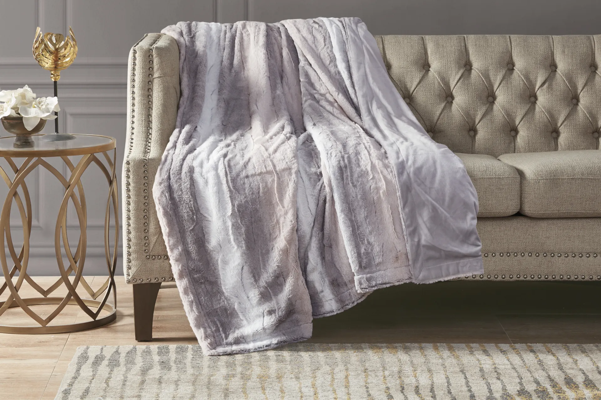 Bregenz Blush Throw Blanket - Image 2