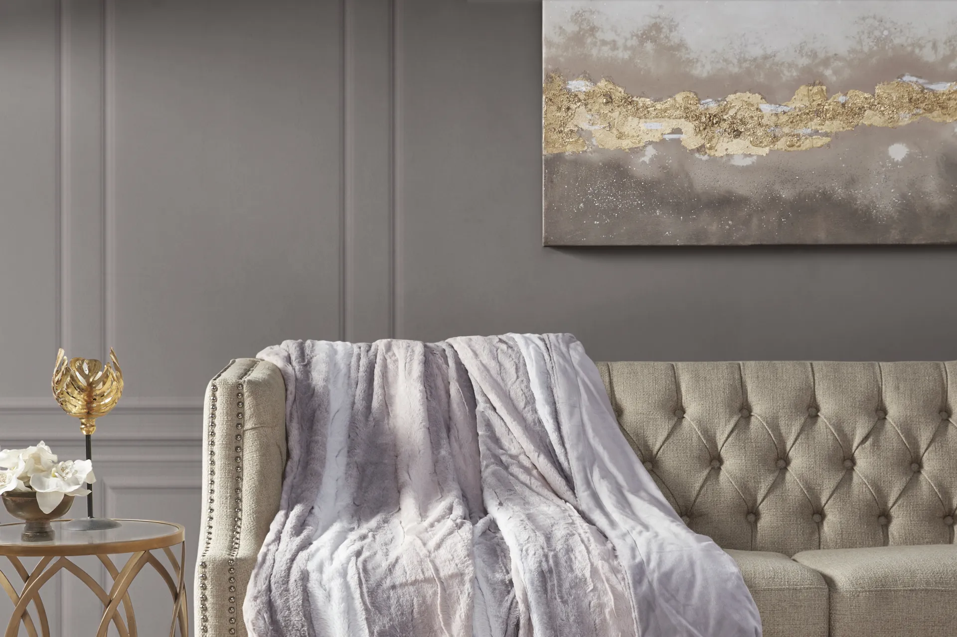 Bregenz Blush Throw Blanket - Image 2