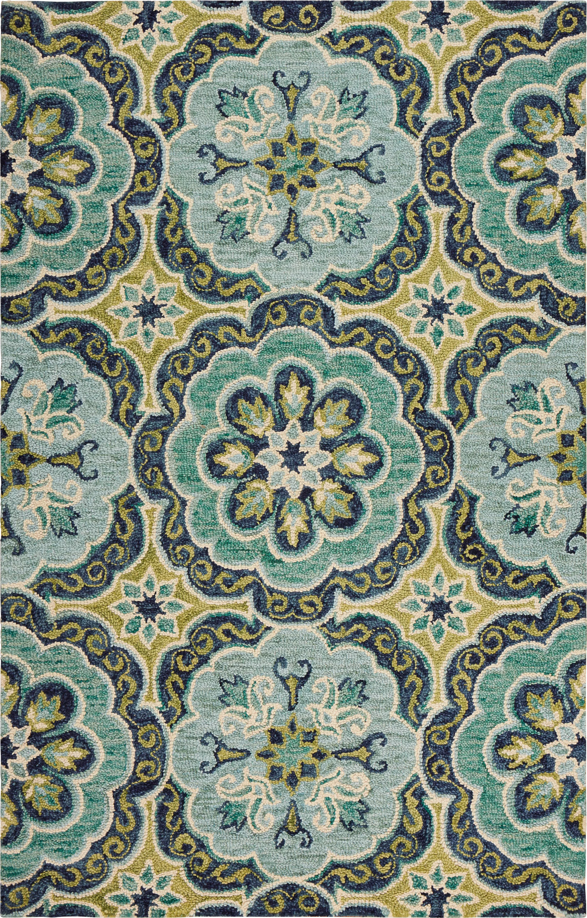 Greeva Blue 5' x 7'9 Rug - Image 1