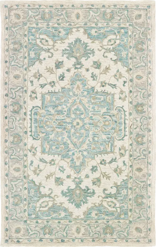Libena Teal 7'9 x 9'9 Rug
