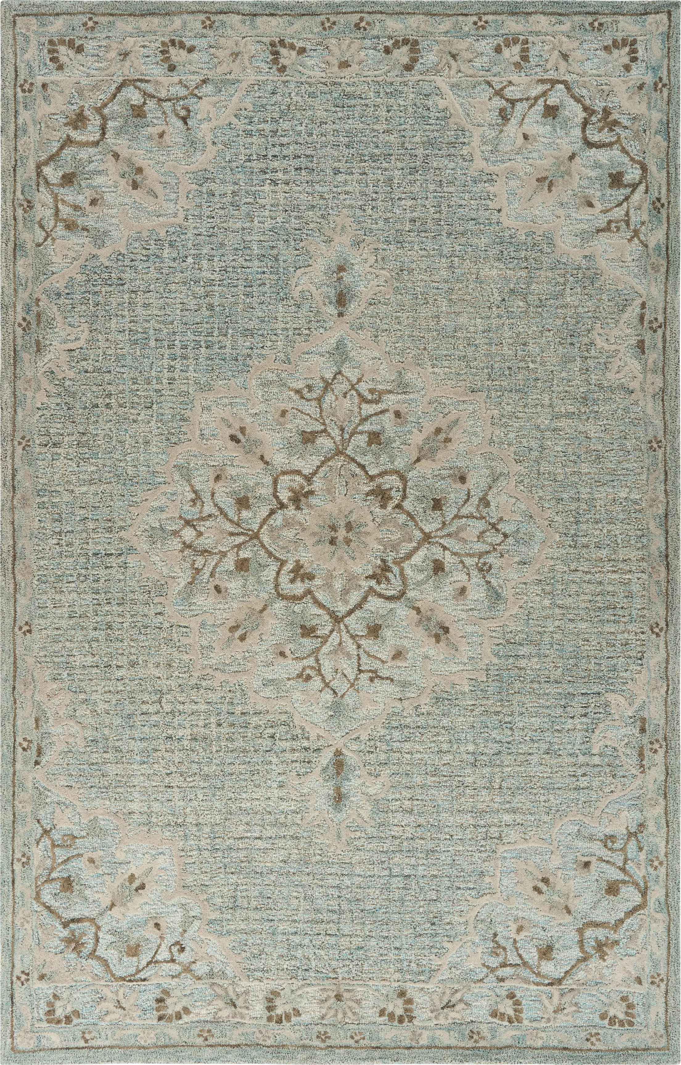 Siye Blue 7'9 x 9'9 Rug - Thumbnail - Image 1