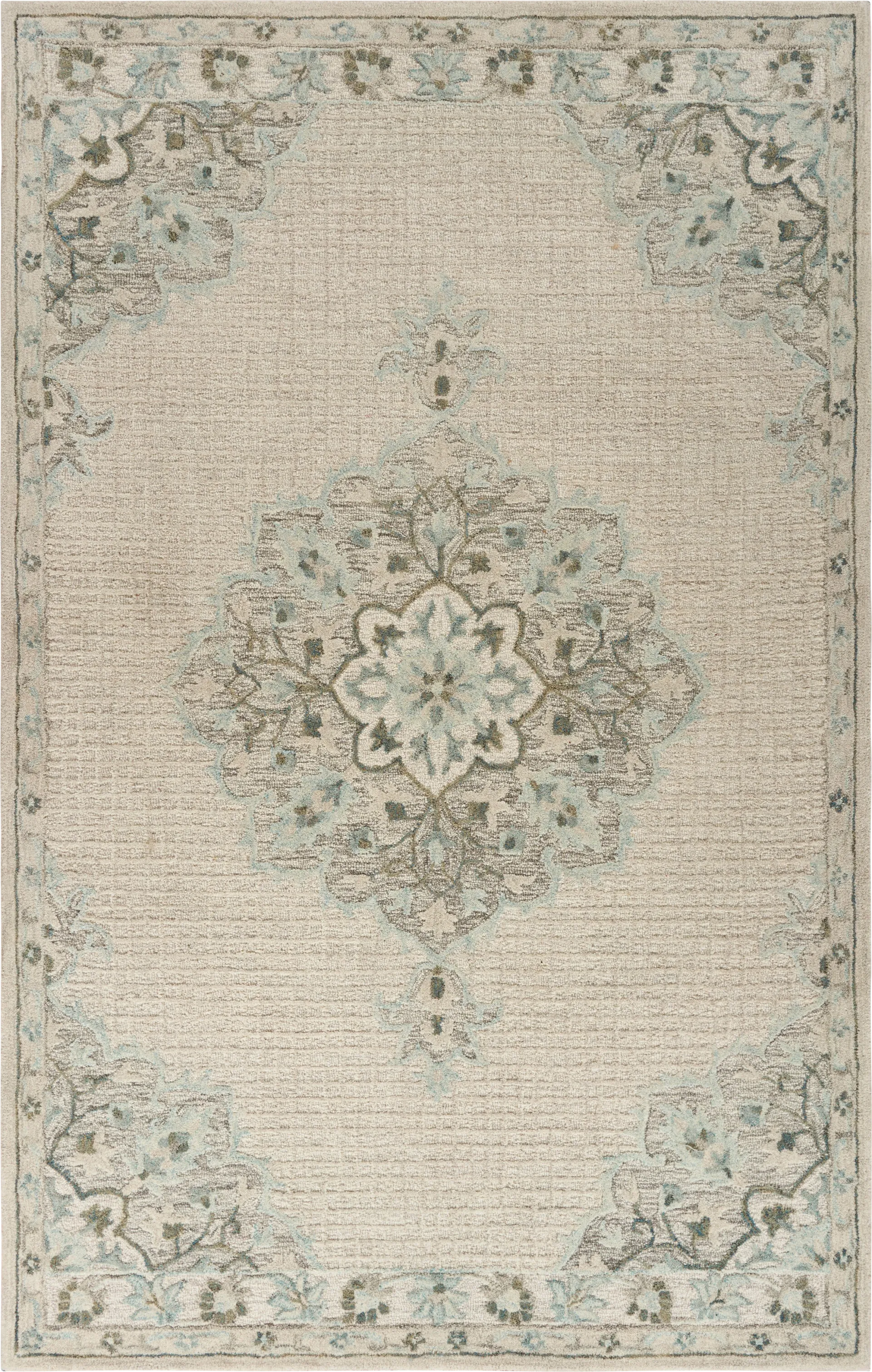 Siye Ivory 7'9 x 9'9 Rug - Image 1