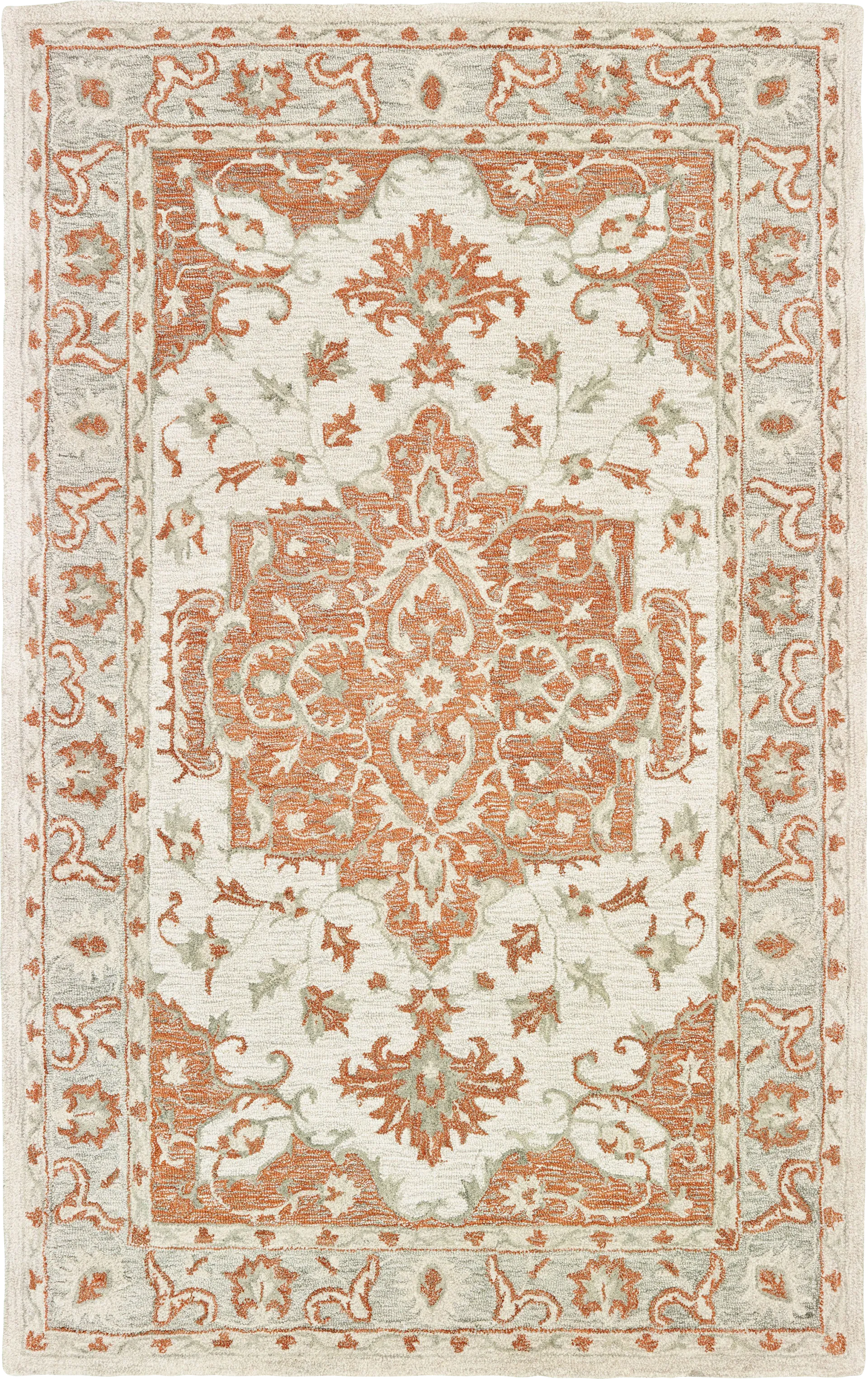 Libena Orange 7'9 x 9'9 Rug - Image 1