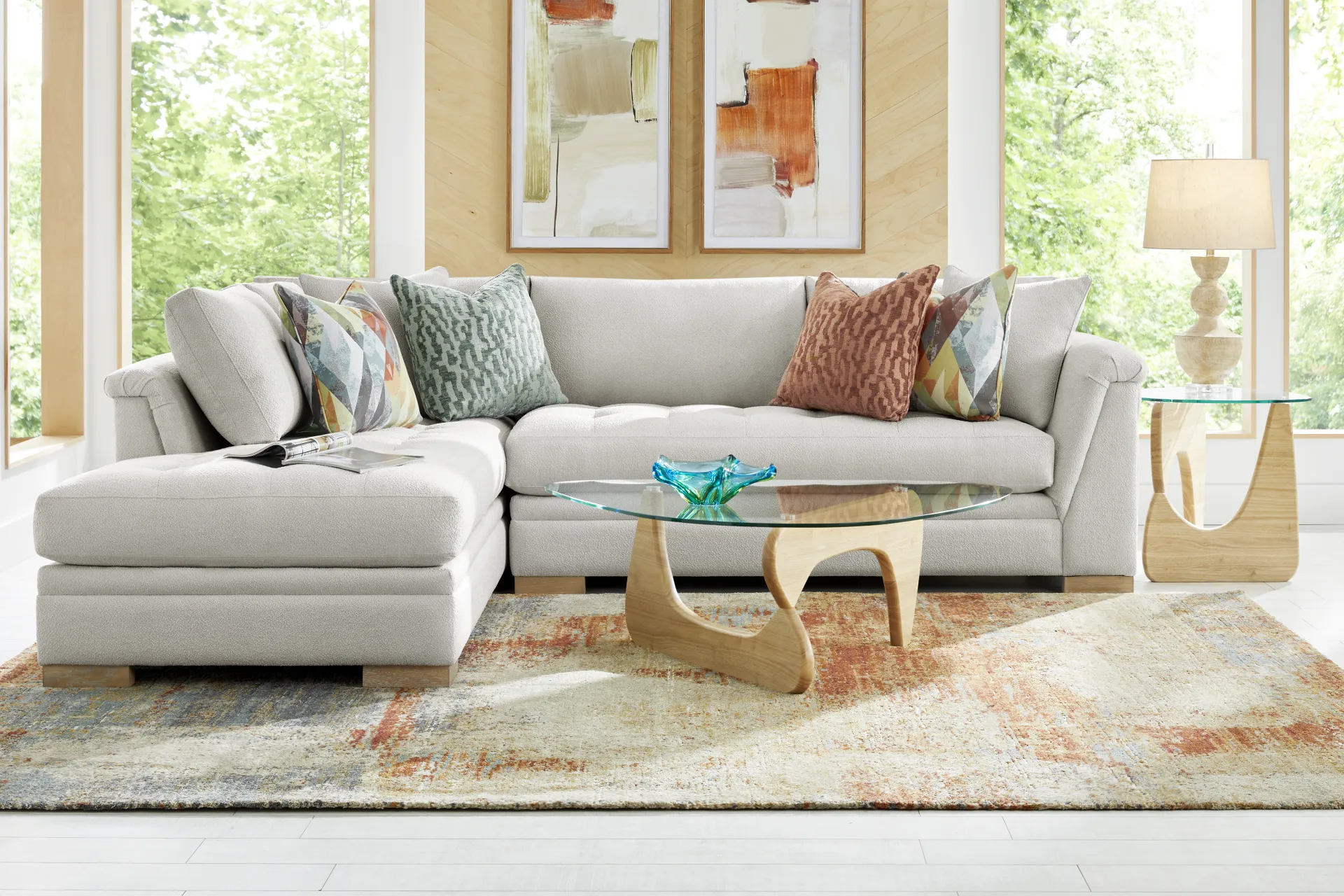 Harper Gray 2 Pc Sectional - Image 1