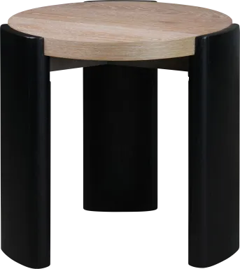 Montelius Black End Table