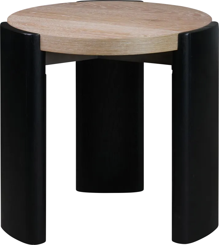 Montelius Black End Table