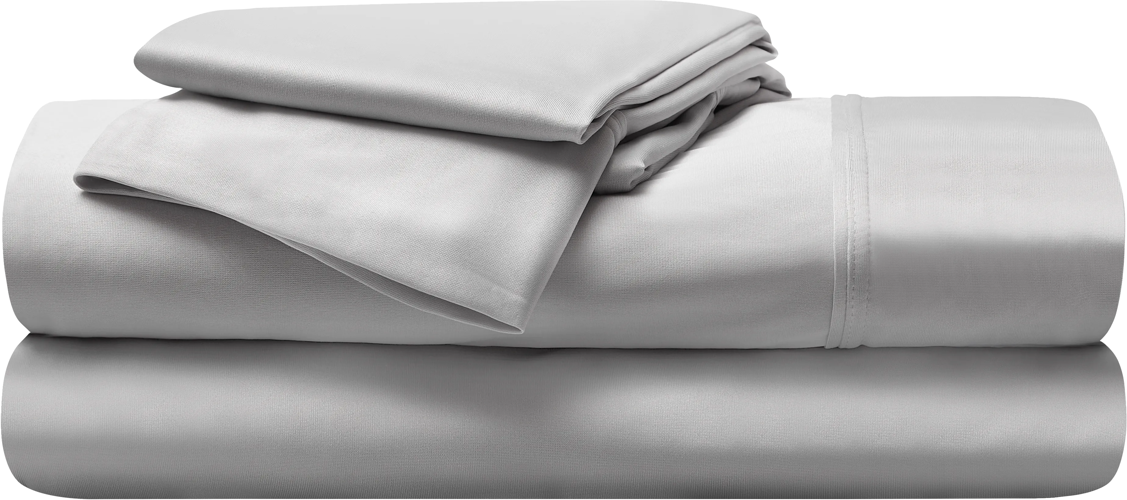 Bedgear Dri-Tec Light Gray 5 Pc Split King/Split California King Bed Sheet Set - Thumbnail - Image 1