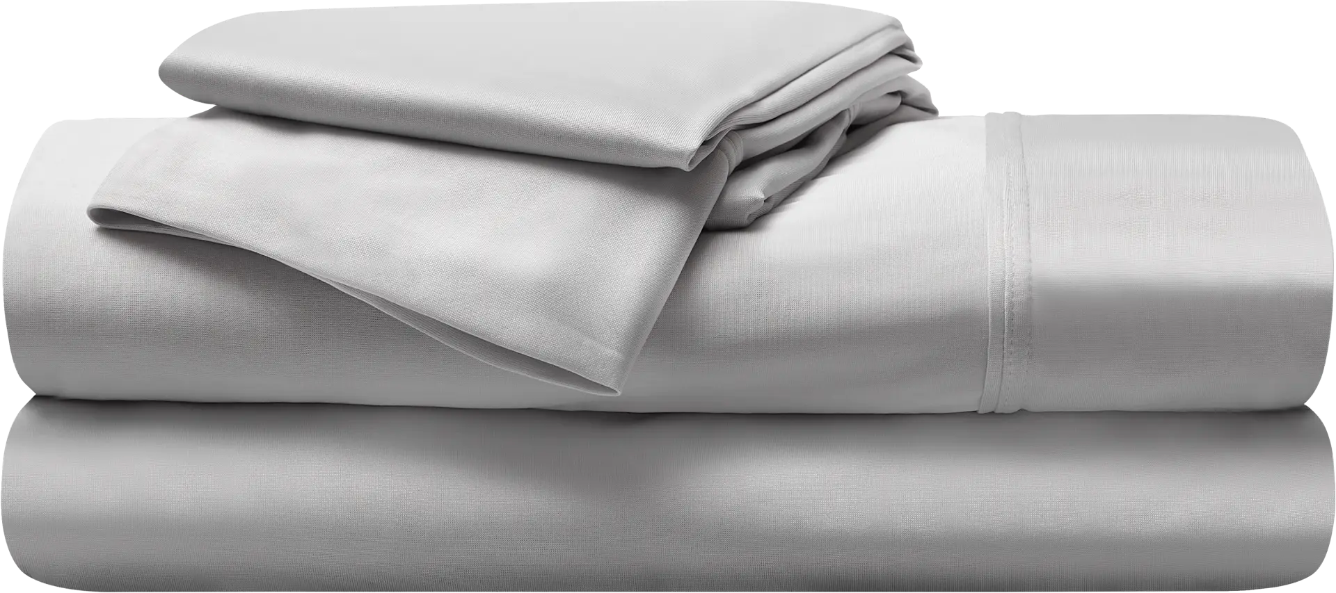 Bedgear Dri-Tec Light Gray 4 Pc Split Head Queen Bed Sheet Set