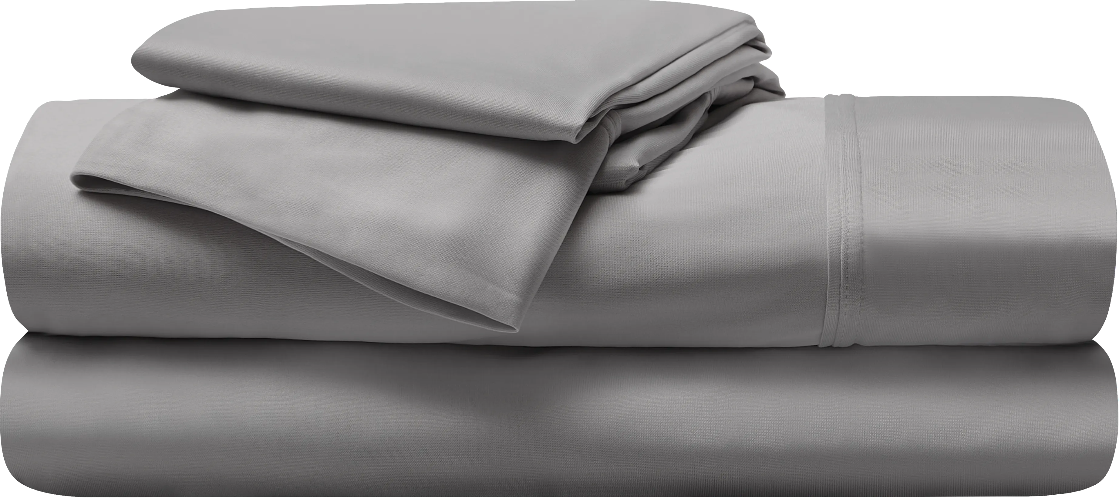 Bedgear Dri-Tec Gray 4 Pc Split Head Queen Bed Sheet Set - Thumbnail - Image 1