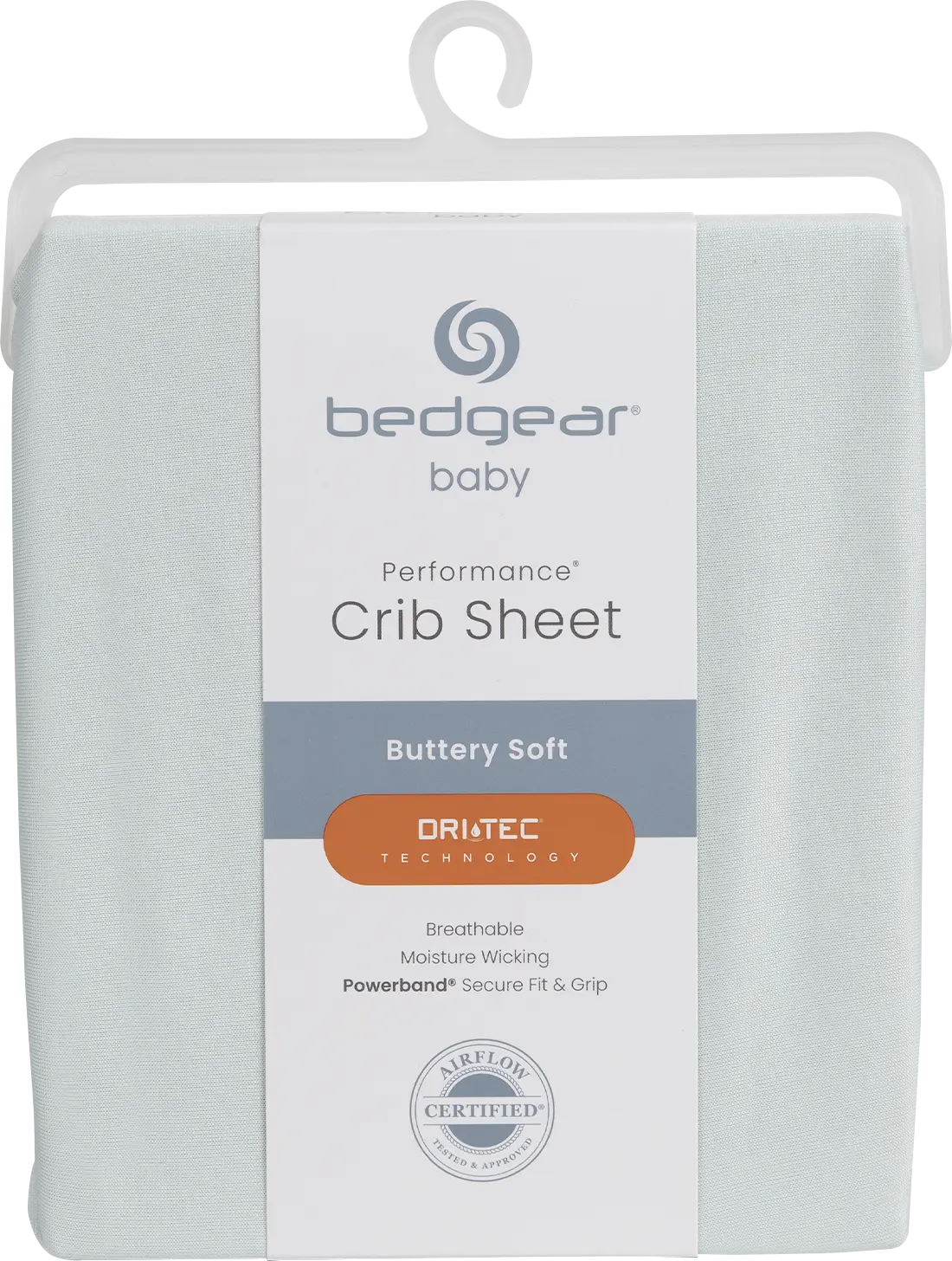 Bedgear Dri-Tec Light Green Crib Bed Sheet