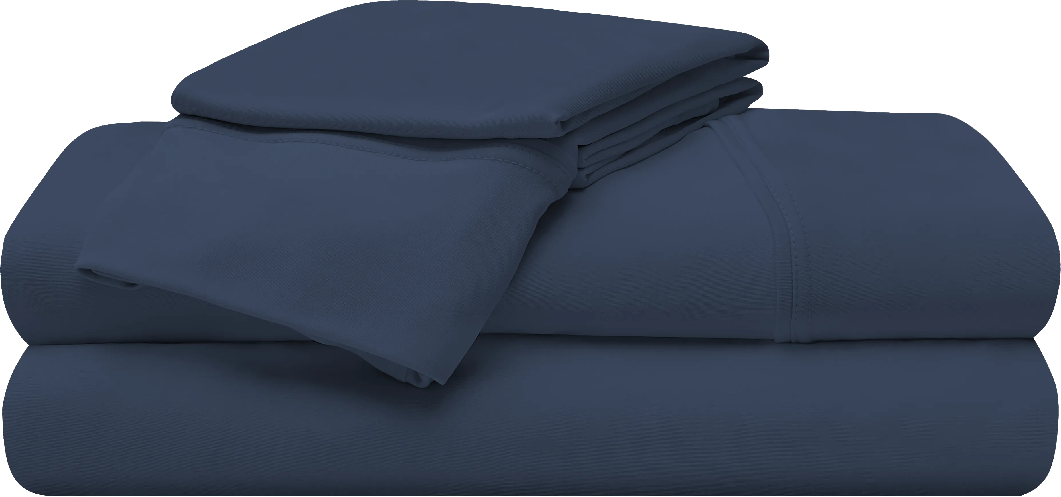 Bedgear Ver-Tex Navy 5 Pc Split King/Split California King Sheet Set - Thumbnail - Image 1