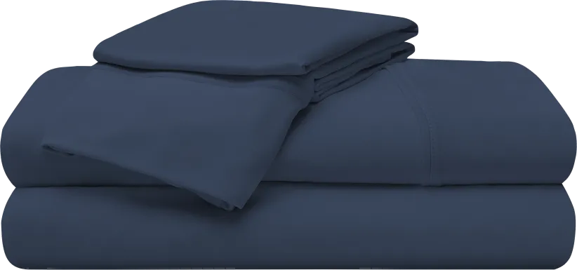 Bedgear Ver-Tex Navy 4 Pc Queen Sheet Set