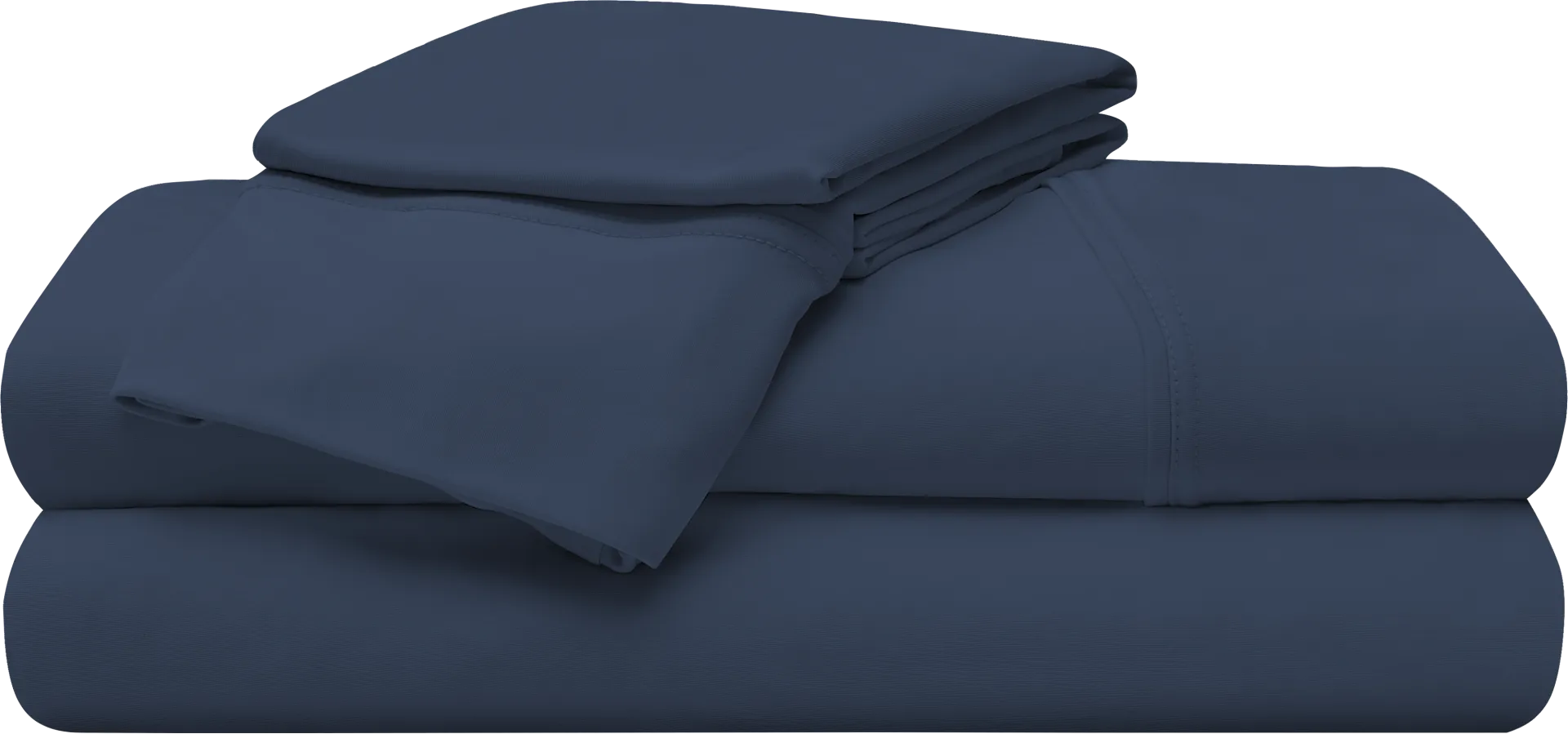 Bedgear Ver-Tex Navy 5 Pc Split King/Split California King Sheet Set - Image 1