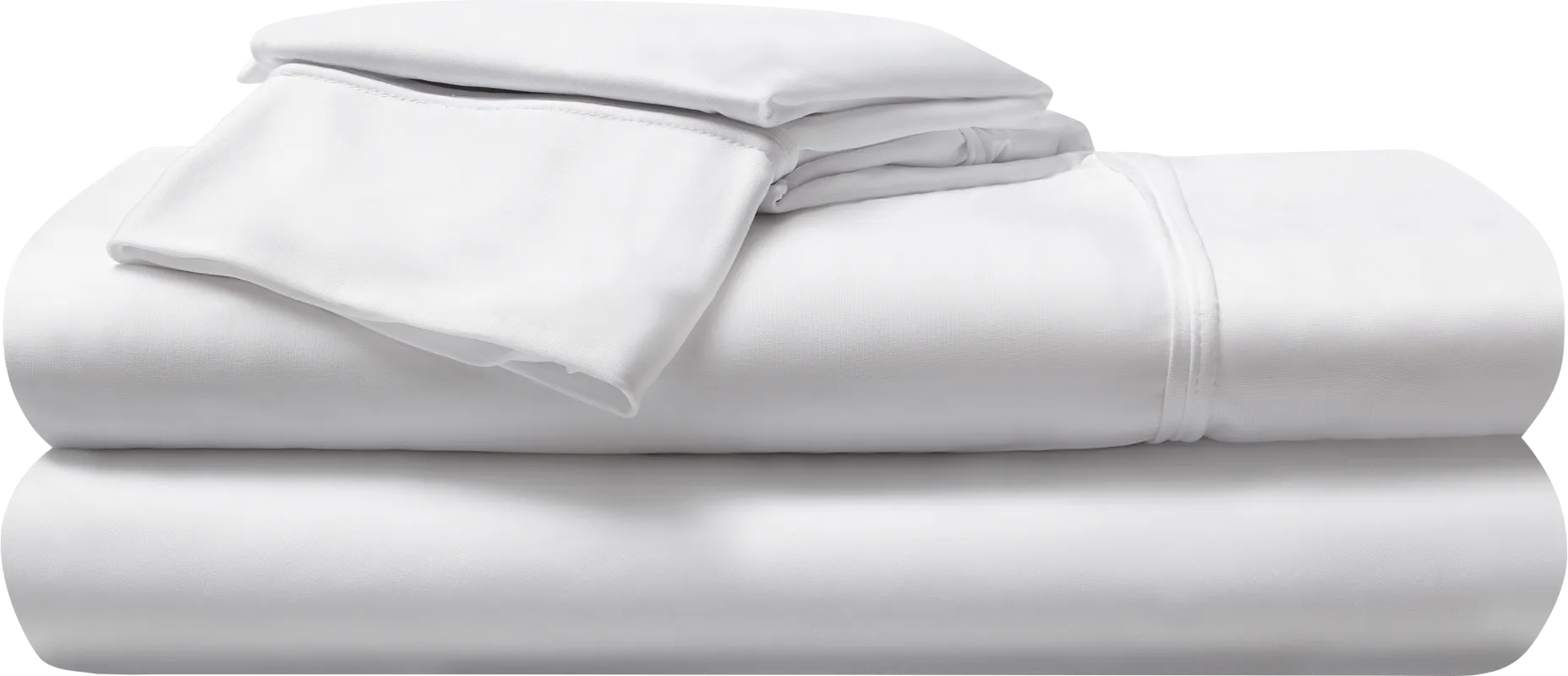 Bedgear Dri-Tec Bright White 4 Pc Full Bed Sheet Set