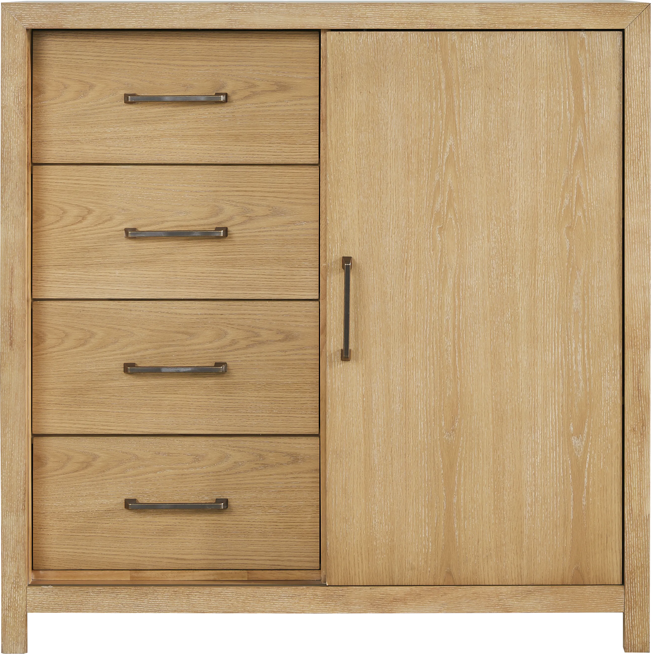 Woodley Natural 8 Pc King Upholstered Bedroom - Thumbnail - Image 6