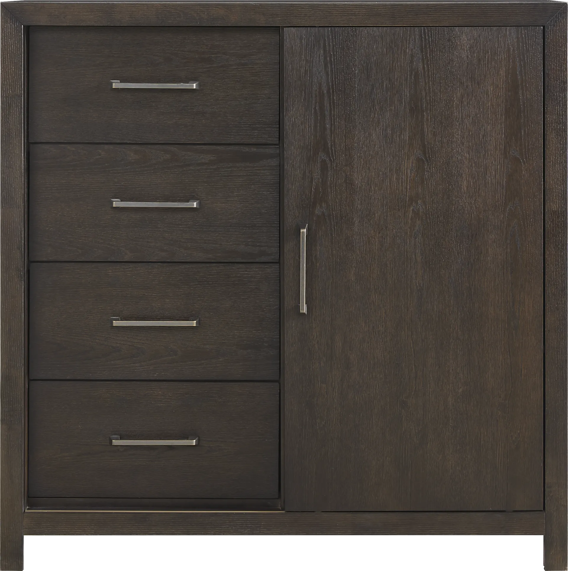Woodley Dark Brown 8 Pc King Panel Bedroom - Image 5