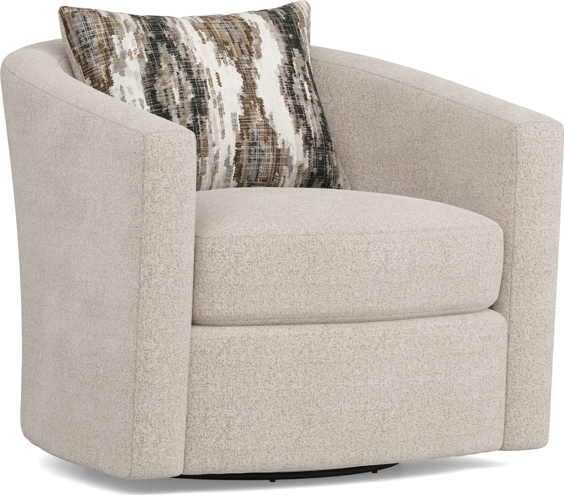 Wildwood Grove Beige Swivel Chair - Image 1
