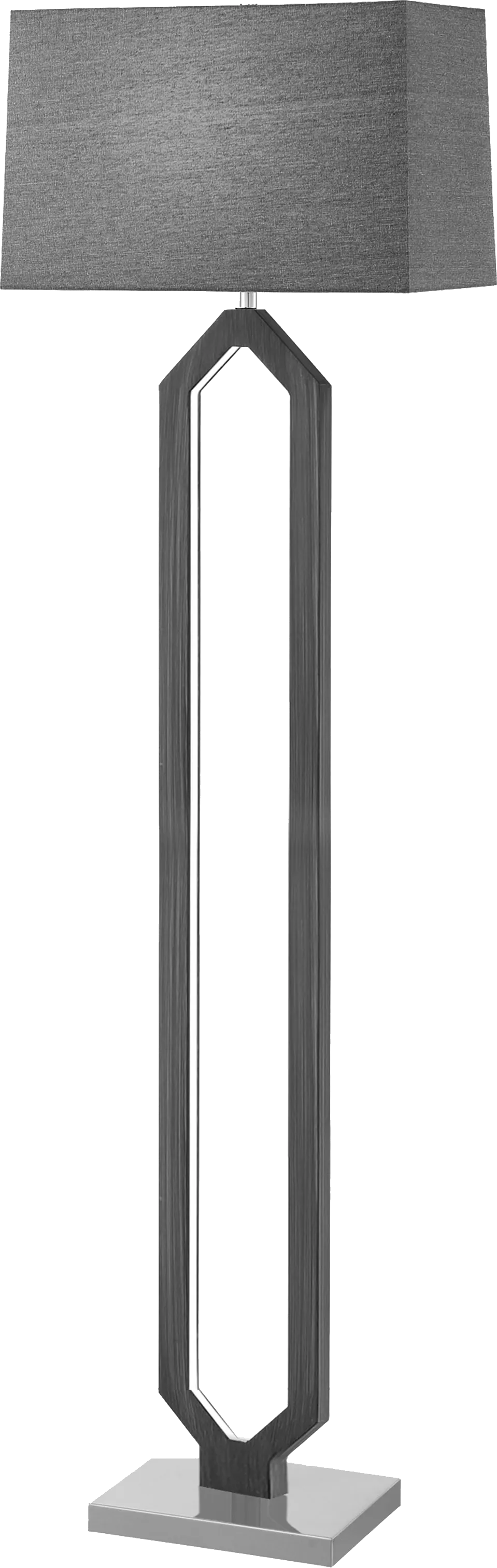 Guejito Gate Gray Floor Lamp - Thumbnail - Image 1