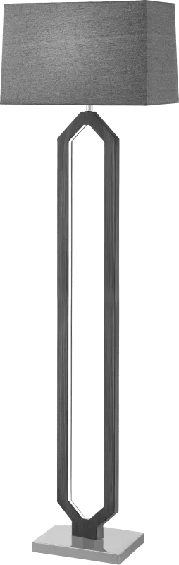 Guejito Gate Gray Floor Lamp