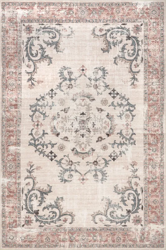 Iruna Light Gray 5' x 8' Rug