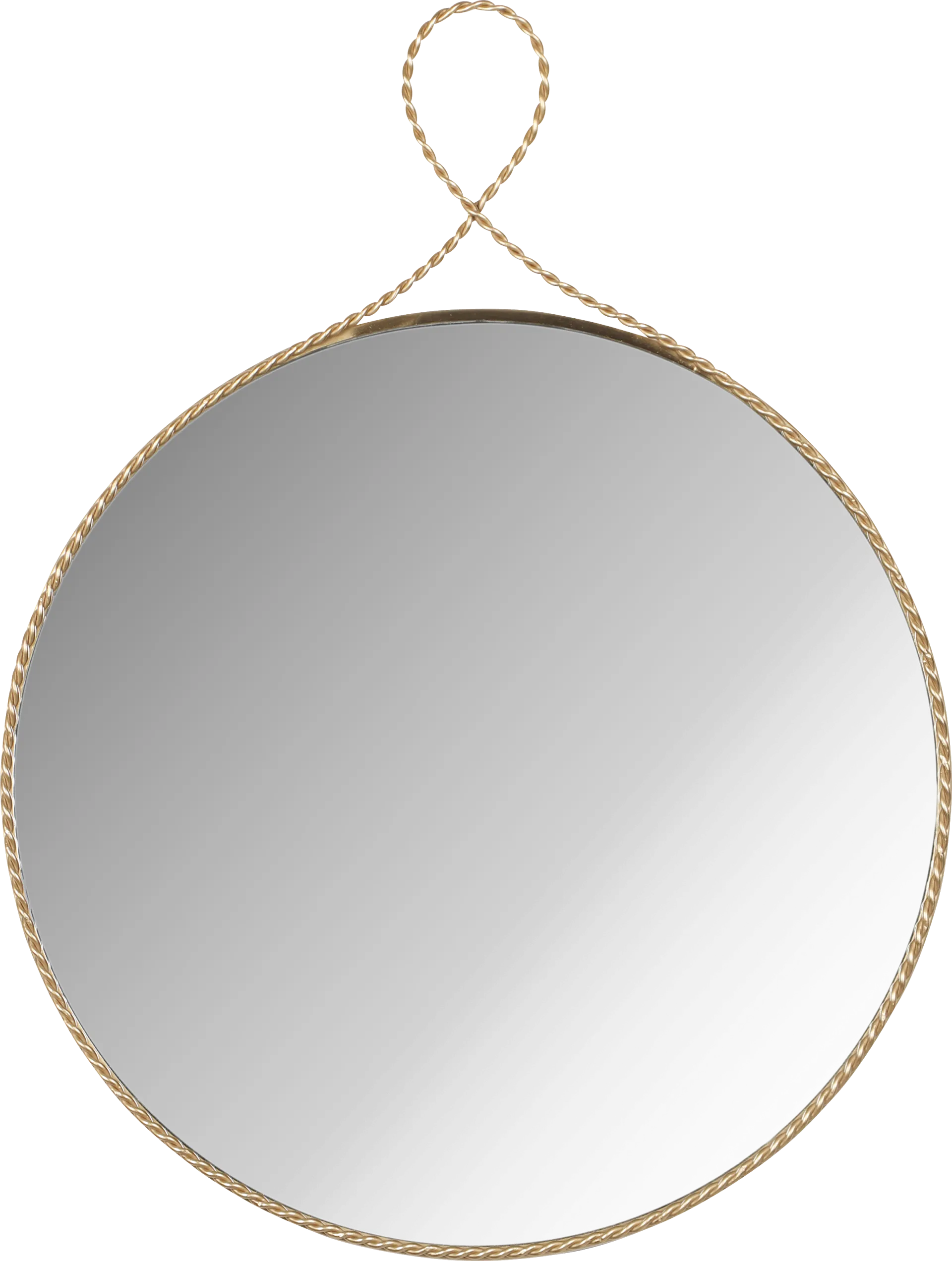 Lampasas Gold Round Mirror - Image 1
