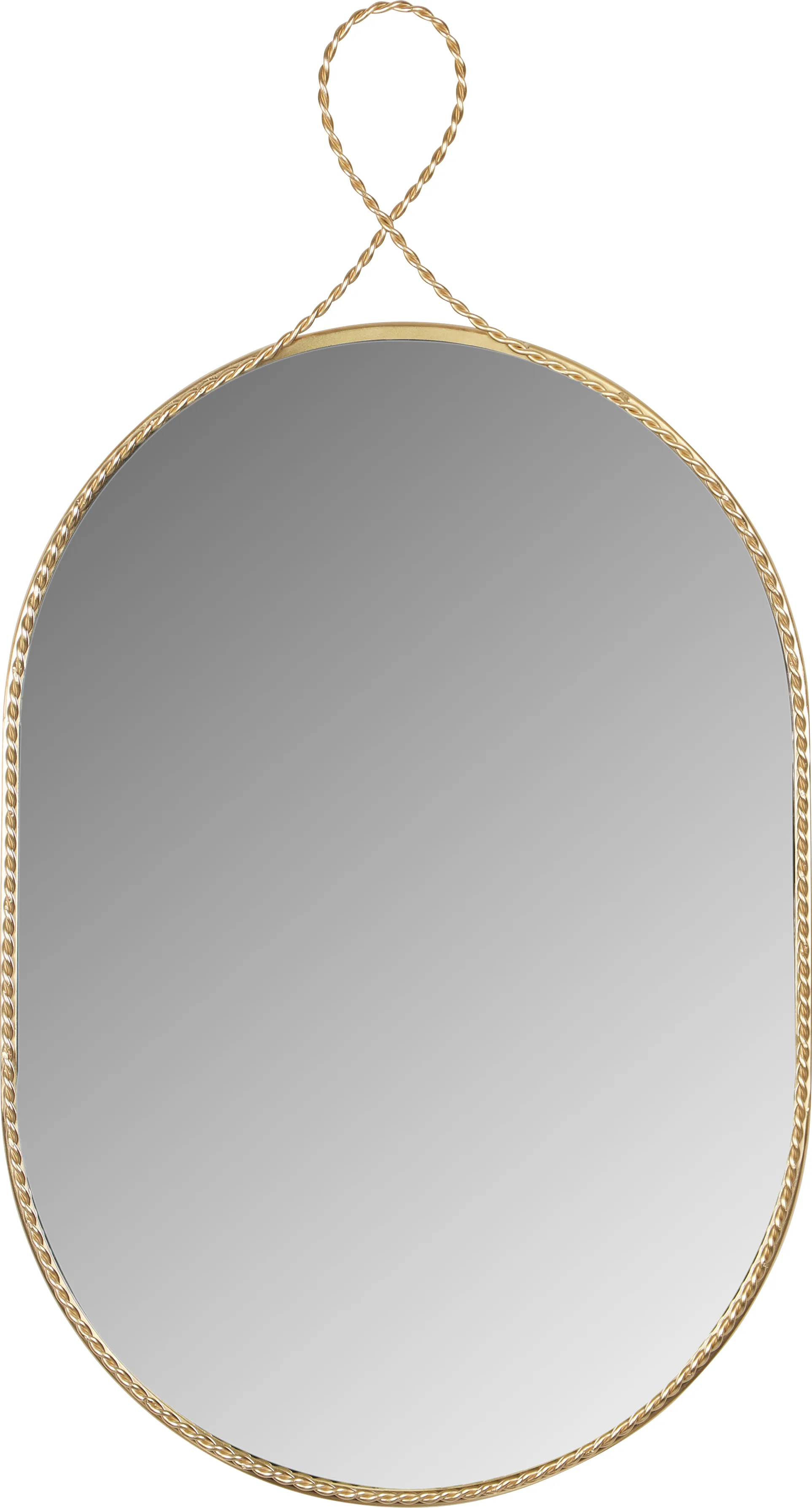 Lampasas Gold Oval Mirror - Thumbnail - Image 1