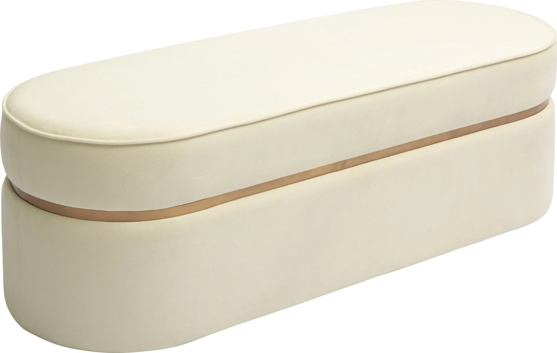 Yoalana Cream Accent Bench - Image 1