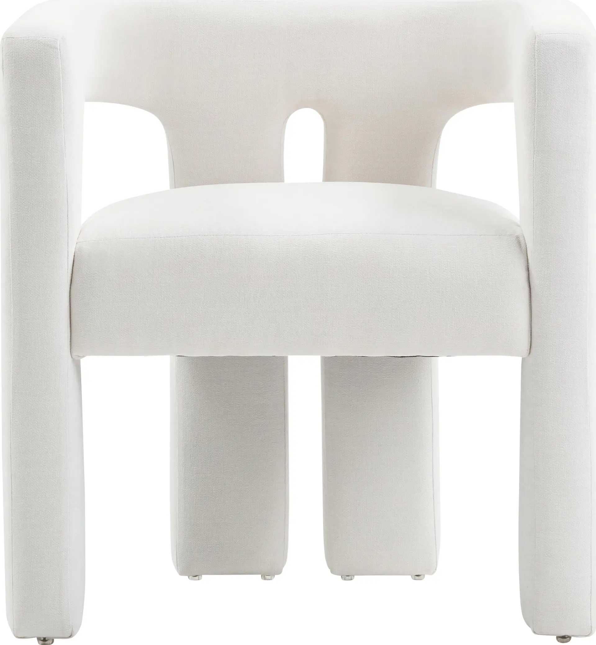 Remagen White Accent Chair