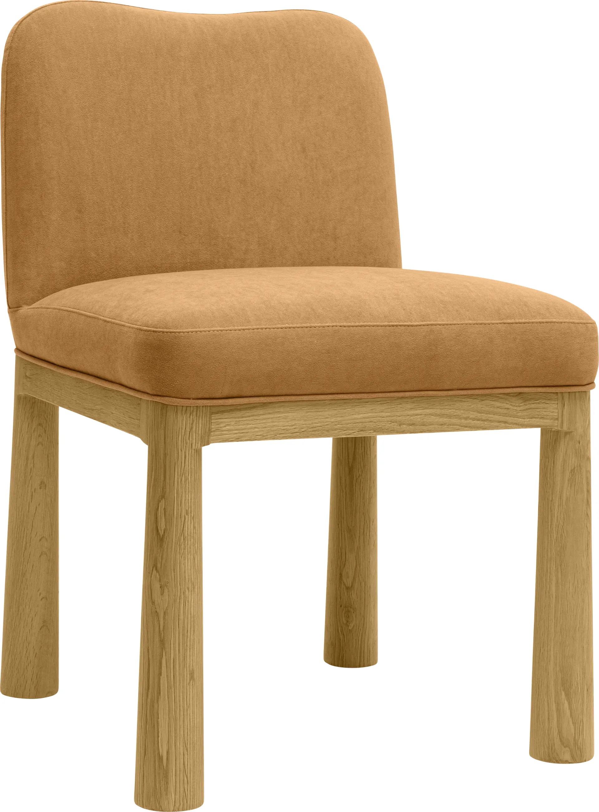 Deorsam Cognac Dining Chair - Image 1