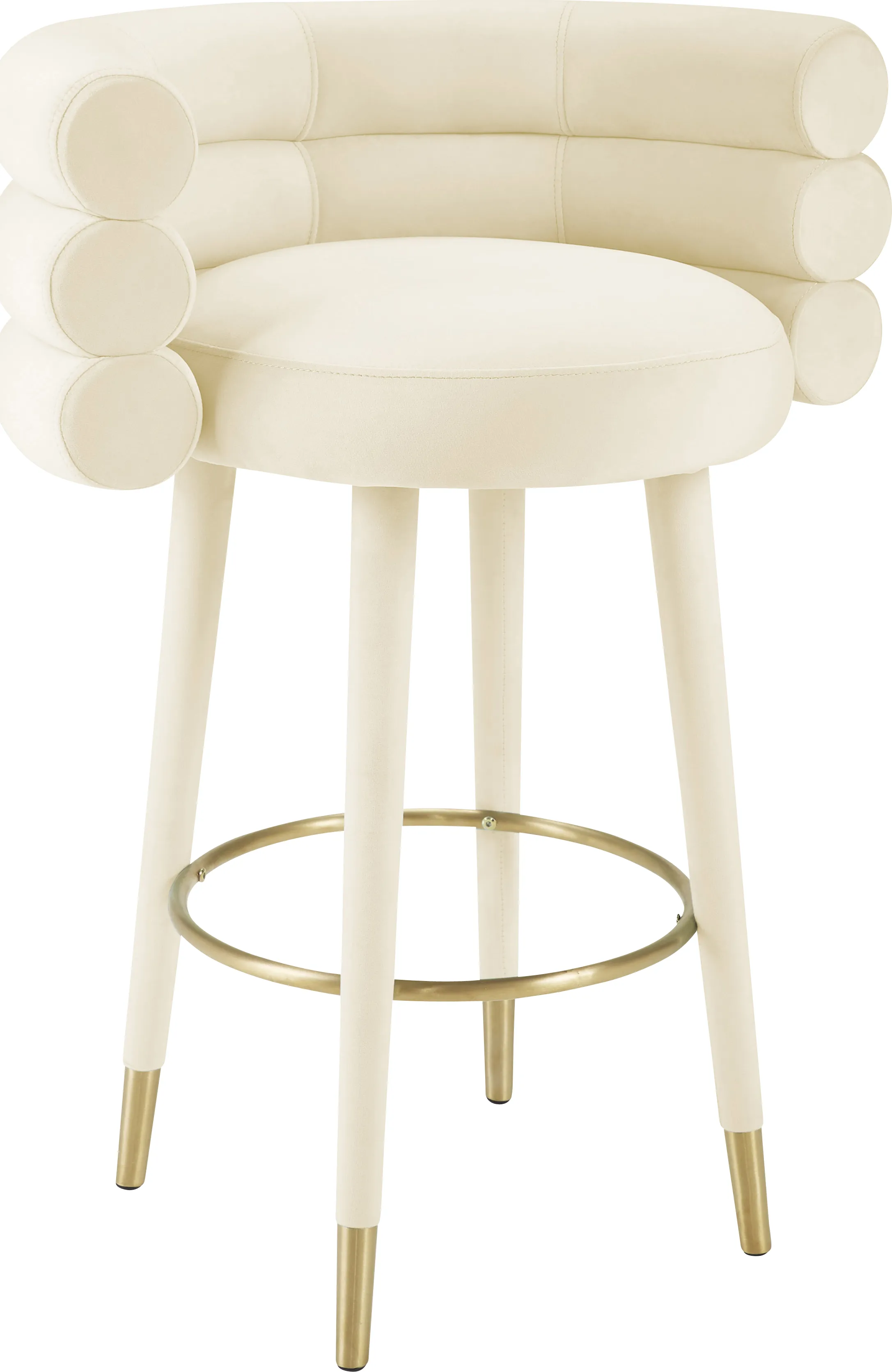 Bromelia Cream Barstool - Thumbnail - Image 1