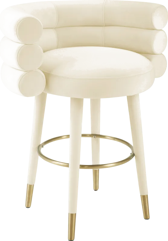 Bromelia Cream Counter Stool