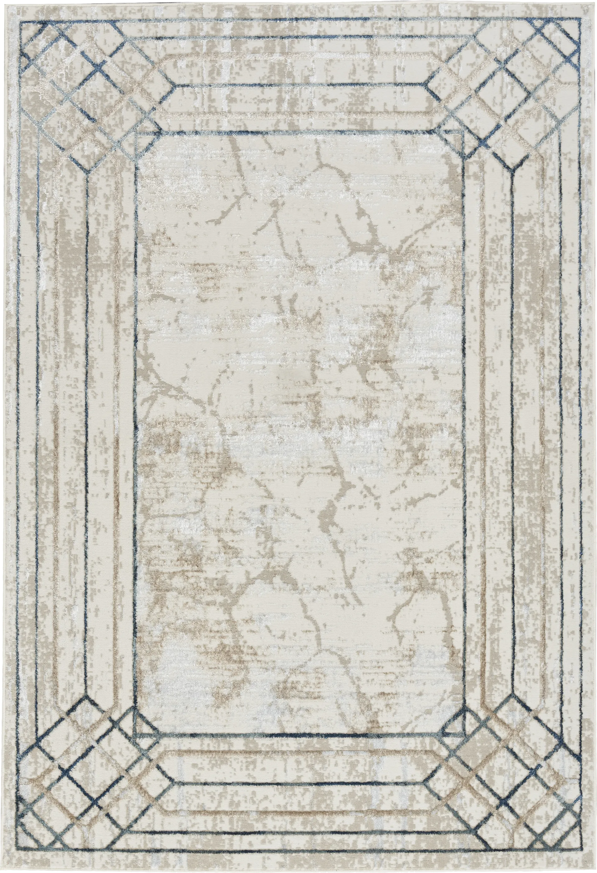Adharice Ivory/Taupe 3'11 x 5'11 Rug - Image 1