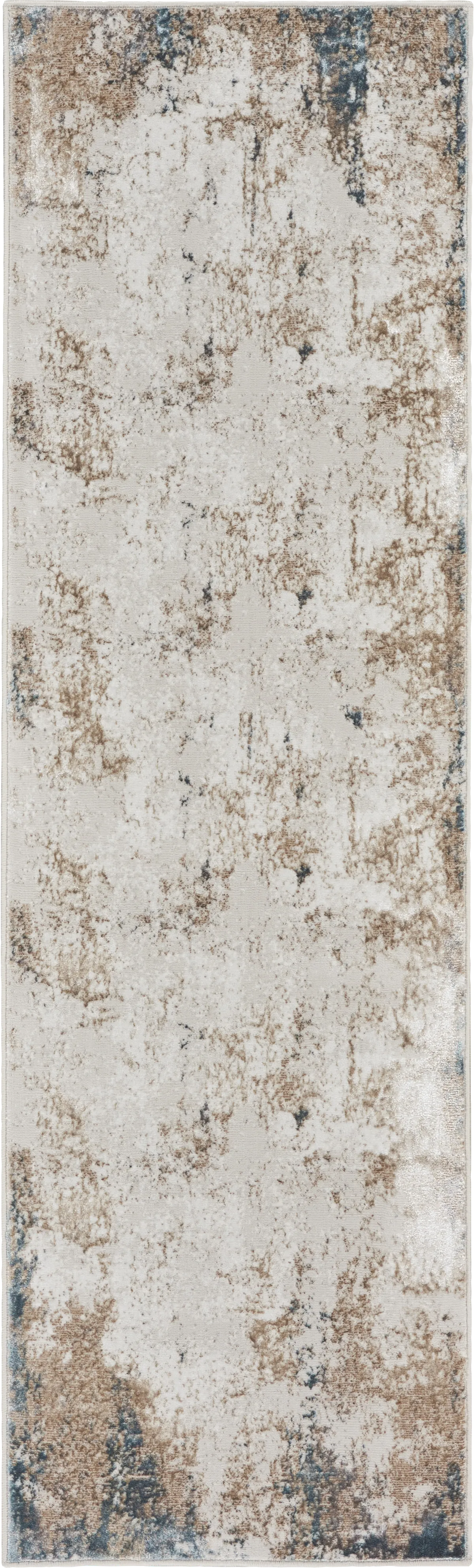 Lorsan Taupe/Multi 2'3 x 7'6 Runner Rug - Image 1