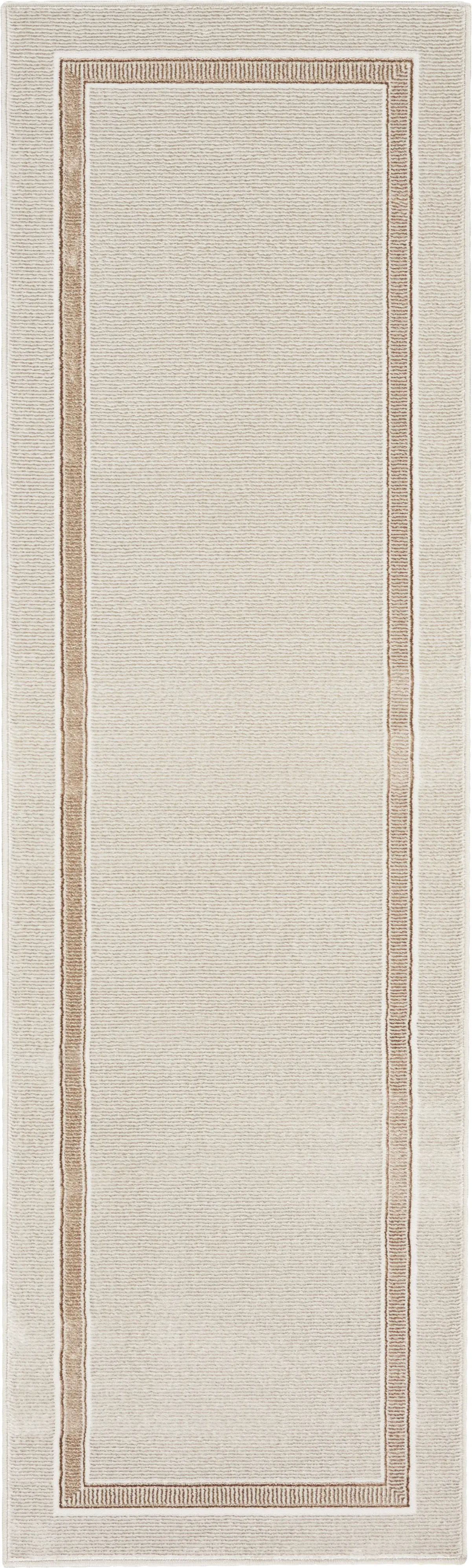 Naexi Ivory/Cream 2'3 x 7'6 Runner Rug
